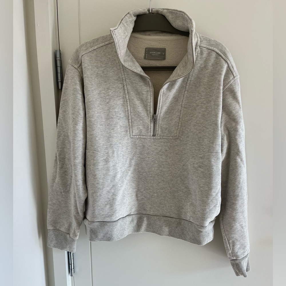 Everlane Track Half-Zip Sweatshirt